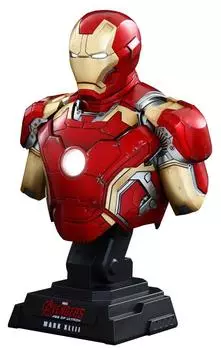 Hot Toys Бюст Альтрона Железный человек Марк 43 Масштаб Бюст Пластиковый окрашенный Полная фигурка Мстители/Возраст 1/4