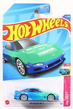 Hot Wheels 1995 Mazda 2022#177 RX-7 (FD3S) Blue/Green [Item]