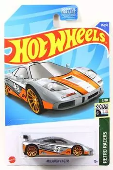 Hot Wheels 2022 McLaren F1 GTR Silver #057r [Предмет]