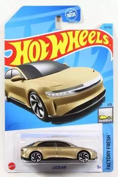 Hot Wheels 2023 Lucid Air Gold #097 [item]