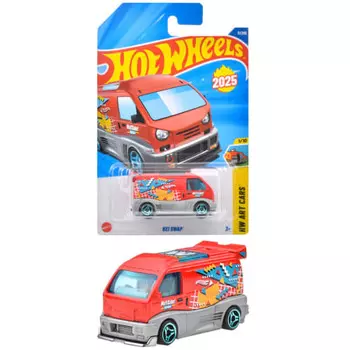 Hot Wheels Basic Car Case Swap Vehicle Игрушечная мини-машинка для детей от 3 лет и старше, красная JFN64