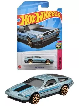 Hot Wheels Basic Car DMC DeLorean, возрастом от 3 лет и HNJ93 [3 вверх]
