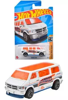 Hot Wheels Basic Car Dodge Van 19 лет и HNK19 [3 вверх] белый