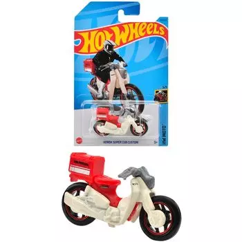 Hot Wheels Basic Car Honda Super Cub Custom, возрастом от 3 лет и HNK03 [3 вверх]