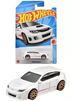 Hot Wheels Basic Car Subaru WRX STI 2000-х годов и HNK06 White [3 up]