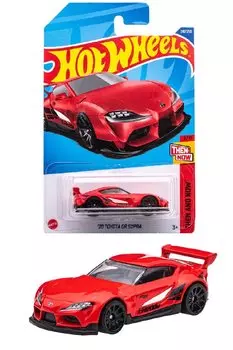 Hot Wheels Basic Car Toyota GR Supra, летняя модель HHF67, красная 20 [3 ~] 1/64