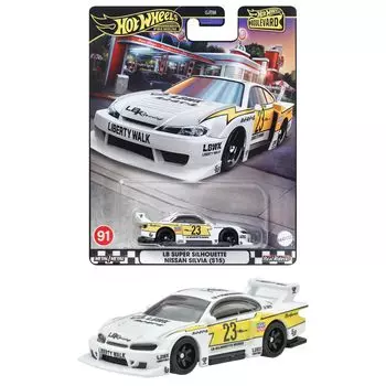 Hot Wheels Boulevard LB Super Silhouette Nissan Silvia (С15) [Мини-автомобиль] [от 3 лет] HRT64