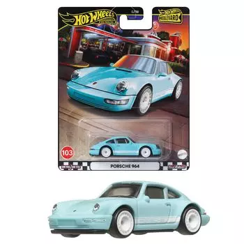 Hot Wheels Boulevard Porsche 964 игрушечная мини-машинка для детей от 3 лет и старше светло-голубая HRT73