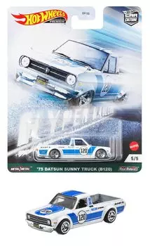 Hot Wheels Car Culture Hyper Haulers Datsun Sunny Truck GRJ87 Белый 75 (B120)