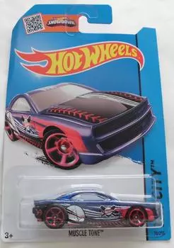 Hot Wheels Hot Wheels C4982 982P PC HW CITY MUSCLE TONE Single Item Blue Mini Car Car HotWHeeLs MATEL 70/250