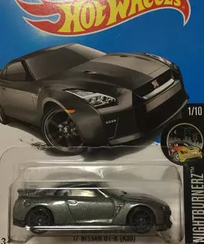 HOT WHEELS Hot Wheels nissan Nissan Silver Black 17 GT-R (R35) #364