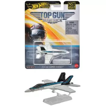 Hot Wheels Pop Culture Super Hornet игрушечный мини-автомобиль самолет для детей от 3 лет и старше серый HVJ37 - F/A-18E