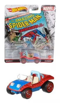 Hot Wheels Retro Entertainment Spider Mobile [для детей от 3 лет] FLD31 Красный