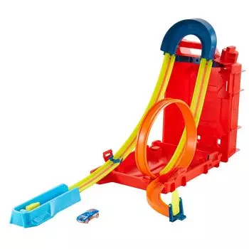 Hot Wheels Track Builder Stunt Box возрастом 6 лет и HDX78 [6 вверх]