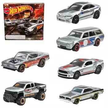 Hot Wheels Zamak Multi Pack [6 мини-машинок] [от 3 лет] HDH53 Metal