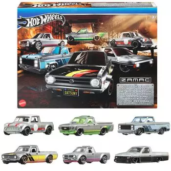 Hot Wheels Zamak Multipack Vehicle Toy Mini 6 Ages 3 and Silver HRX57 Car, Cars, Up,