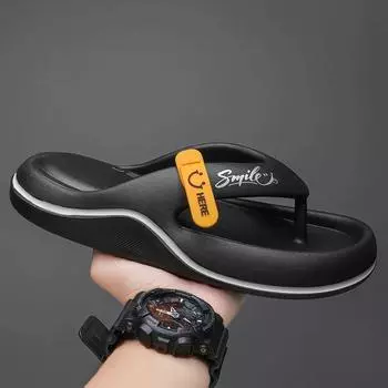 House Slippers Man Summer Shoes 2024 Men s Comfortable Slipper Beach Flip Flops Men Original Brands Brand Slippers Luxury Flop 36-37