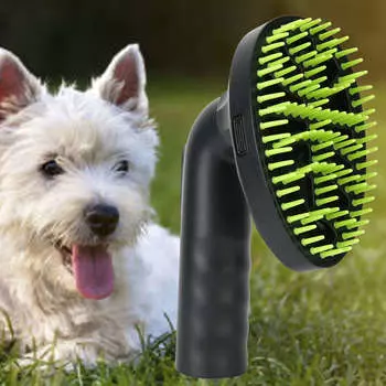 Household ABS Pet Fur Remove Brush Head Black for 32mm European Version Vacuum Cleaner