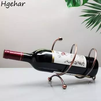Бытовая металлическая креативная подставка для вина, золотая декоративная стойка для бутылок пива, бокалов шампанского, украшение для домашнего декора