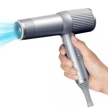 Household Portable Ionic Salon Hair Dryer Hot and Cold Air 3-speed High-speed Low Noise Hairdryer us серый