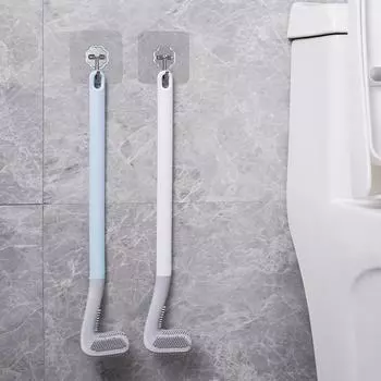 Бытовая туалетная щетка Clean Clean Toilet Самоочищающаяся туалетная щетка Настенная туалетная щетка Magic 41*7.1*5 белый