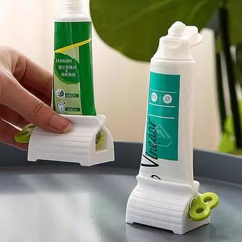 Household Toothpaste Dispenser Squeezer Bathroom Accessories Toothpaste Rack Sorter Facial Cleanser Squeezer Squeezer No Waste