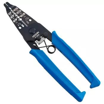 HOZAN Wire Stripper for Medium Thick Total Length Weight Special Stopper Included Wire, 163mm, 80g, P-968