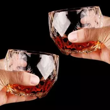 Хрустальный стакан для виски для домашнего бара, пива, воды и вечеринок в отеле, бокалы для свадьбы, подарочная посуда 280-300ml