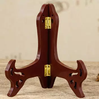 Художественный держатель деревянной тарелки для домашнего декора 5inch