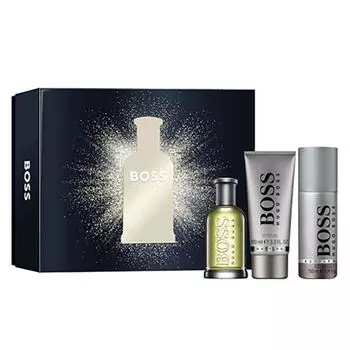 HUGO BOSS Набор HUGO BOSS No.6 Bottled: Туалетная вода + Гель для душа + Дезодорант-спрей 100 мл + 100 мл + 150 мл