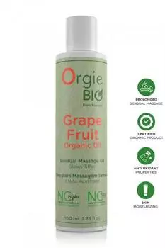 Huile de massage Bio au pamplemousse - Orgie TU прозрачный