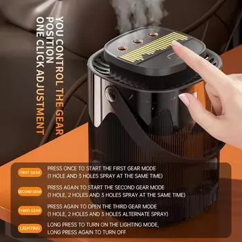 Humidifiers for Bedroom 3L Air Humidifiers Essential Oil Diffuser Household Top Fill Ultrasonic Cool Mist Humidifier Large Room чёрный
