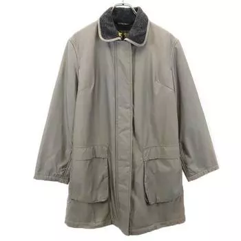 HUNTING WORLD made in Italy Stainless collar coat 40 khaki Women Used