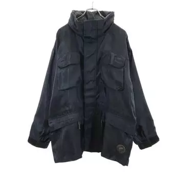 HUNTING WORLD Nylon jacket black hood Men s Used