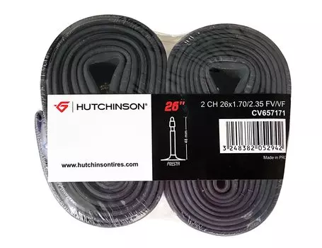Hutchinson SNC Hutchinson велосипедная камера STD 48 французский набор из 2 шт. CV657171 26x1.7-2.35