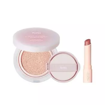 HUXLEY Essence Cover Cushion & Lip Balm Set 3items 01 Desert Peach