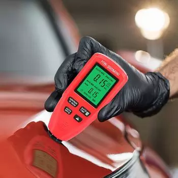 HW-300MINI/PRO автоматический толщиномер лакокрасочного покрытия автомобиля 0-2000UM Тестер толщины покрытия Fe и NFe Ручные инструменты для покраски автомобилей
