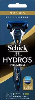 Hydro Schick Hydro 5 Premium Smooth Skin Holder Blade 1 Сменный с Skin Guard 5 Blades Silver (с + Лезвием)
