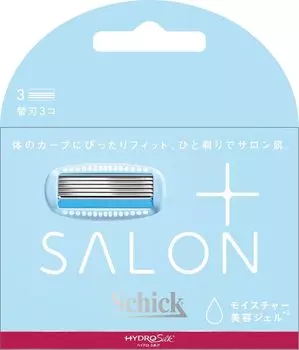 Hydrosilk Salon Plus сменные лезвия 3 шт. Skin Guard бритва белая женская