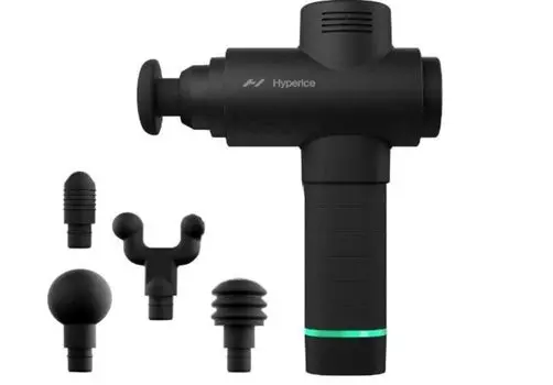 Hyperice Official Store Hypervolt 2 Hypervolt 2Black Percussion Device 3 Stage Vibration 5 Attachment Patented)