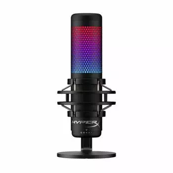 HyperX QuadCast S Standalone Microphone RGB Lighting For PS4 Usable 2 Year Warranty Product Streamers/Content Creators/Gamers/PC, HMIQ1S-XX-RG/G