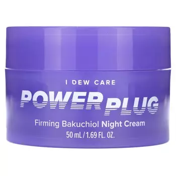 I Dew Care, Power Plug, укрепляющий ночной крем с бакучиолом, 1,69 жидких унций (50 мл)