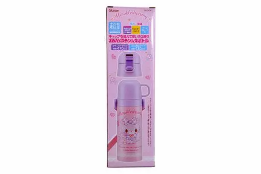 и компактная 2-х сторонняя бутылка из нержавеющей стали Mukuru Dreamy SKDC4 Skater Ultra-light