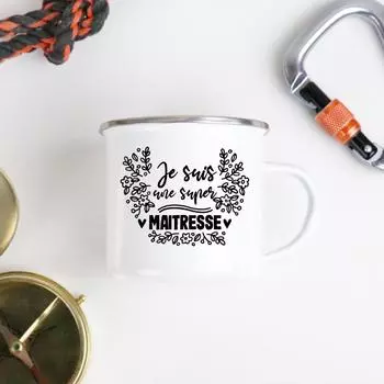 I m A Great Mistress Enamel Cup Ever Enamel Tin Novelty Gifts Coffee Lover Original Gift Best Teacher A Surprise for Teacher 360ml