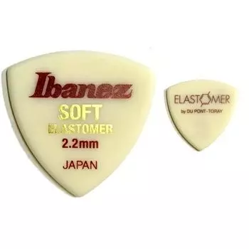 Ibanez EL4ST22 SOFT новый материал эластомер гитарный медиатор [набор 20] 2.2 мм
