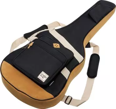 Ibanez Full acoustic guitar bag with the concept of and Equipped with protective cushion individuality playfulness (black) IHB541-BK