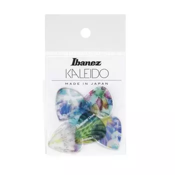 Ibanez Ibanez pick set of 6 KALEIDO series Colorful design using Tritan Short teardrop [1.0mm] PCP16H-C2