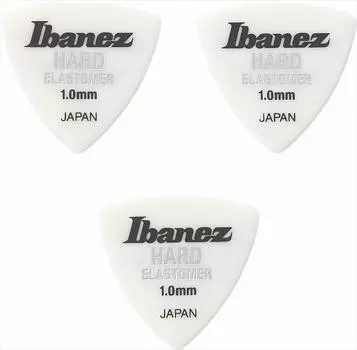Ibanez New sensation pick using new material 3 sharp triangle shape HARD BEL8HD10 (Ibanez) elastomer, pieces, 1.0mm