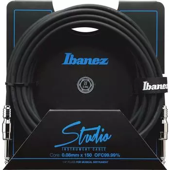 Ibanez OFC Core Wire Cable 20ft Plug HF20 High-End Guitar/Bass (6.1m) Straight-Straight