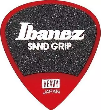 Ibanez Pick HEAVY Sand Grip Short Teardrop PA16HSG-RD (1.00мм) (красный)